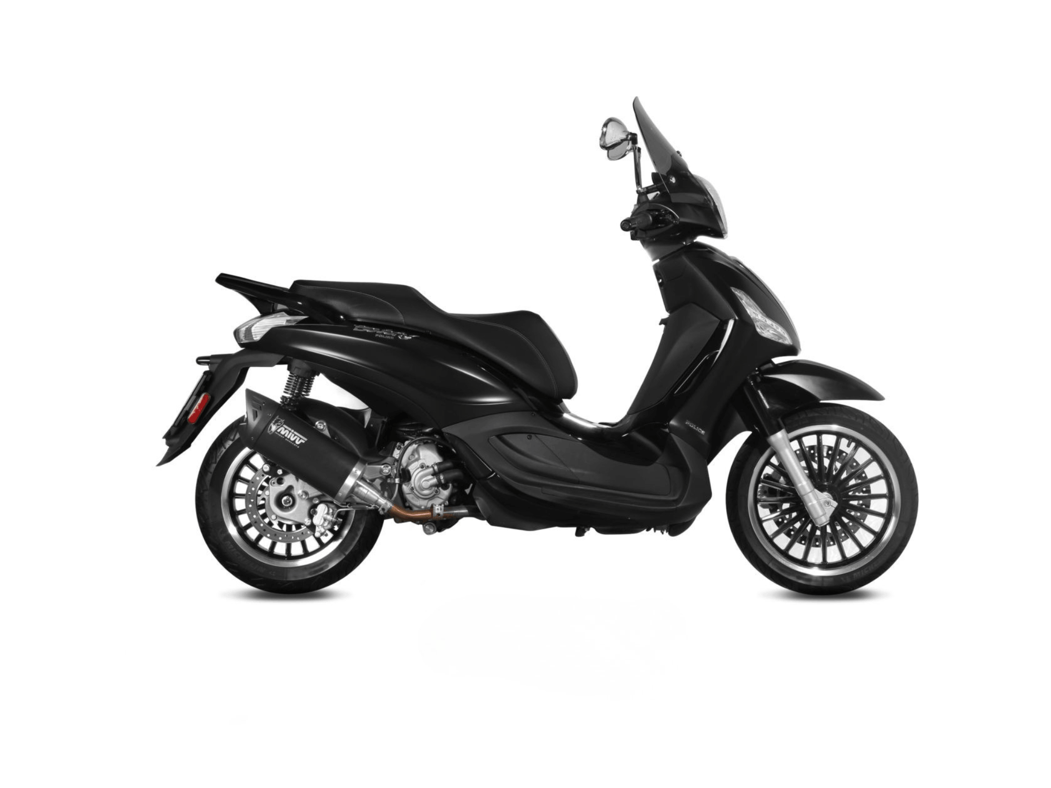 PIAGGIO BEVERLY 300 MIVV Exhaust MOVER Slip-On Silencer 2010-2020 - immagine 2
