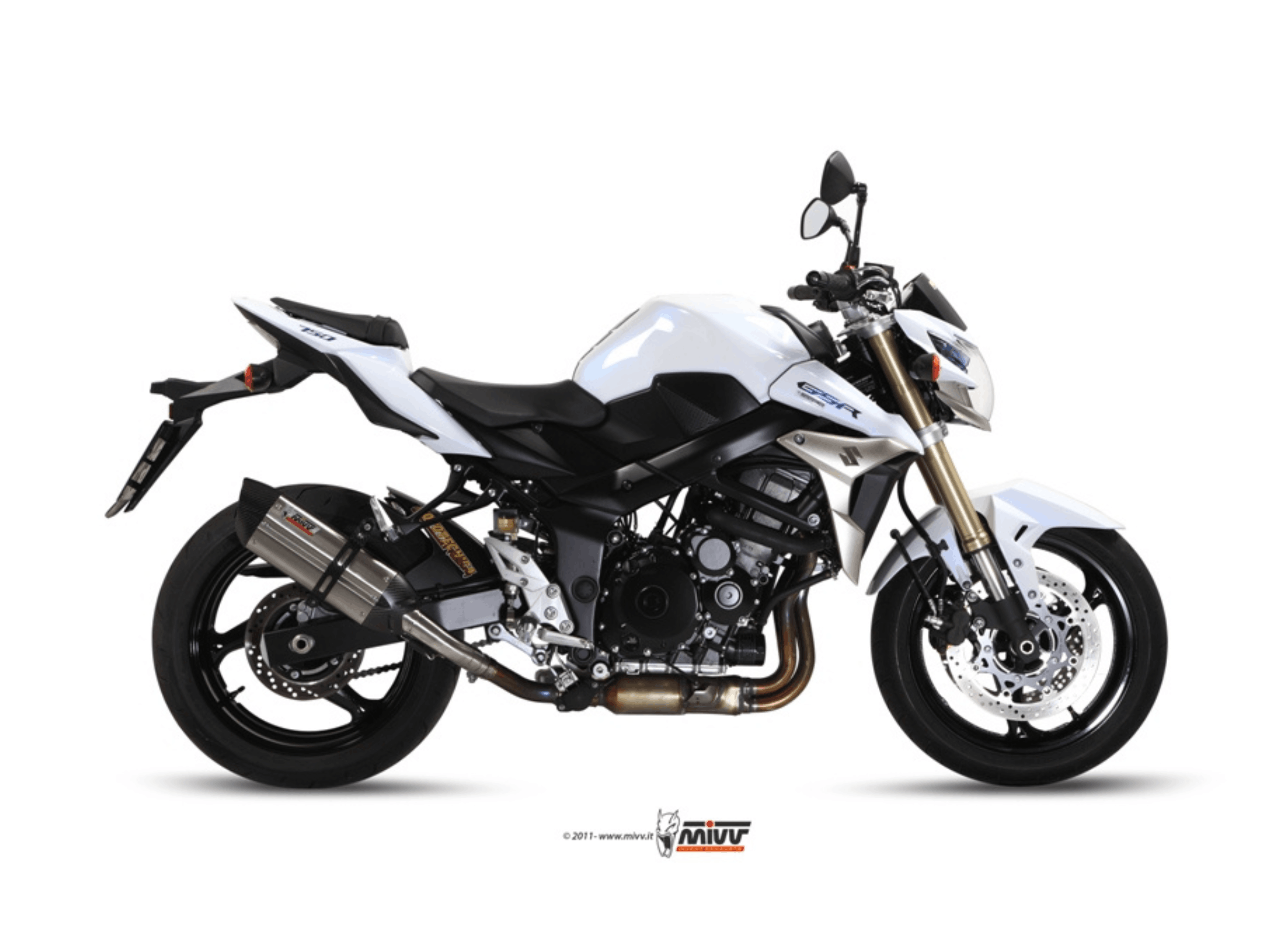 SUZUKI GSR 750 MIVV Exhaust SUONO Slip-On Silencer 2011-2016 - Image 2