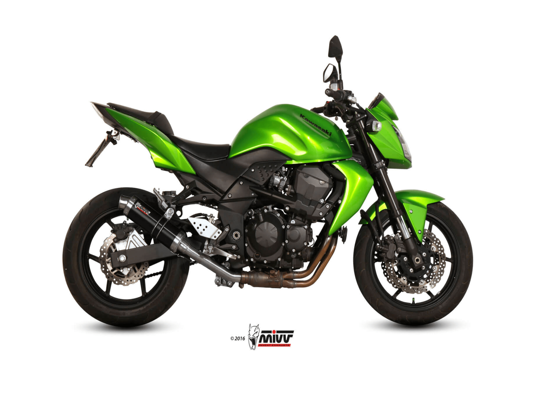 KAWASAKI Z 750 MIVV Exhaust GP Black Slip-On Silencer 2007-2014 - Slika 2