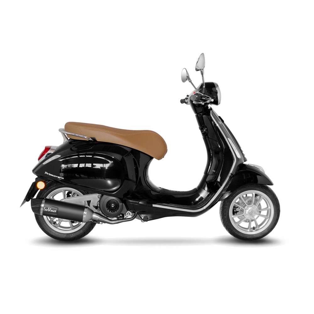 VESPA SPRINT 125 LeoVince Exhaust Complete System with NERO Silencer 2019-2020 - immagine 2