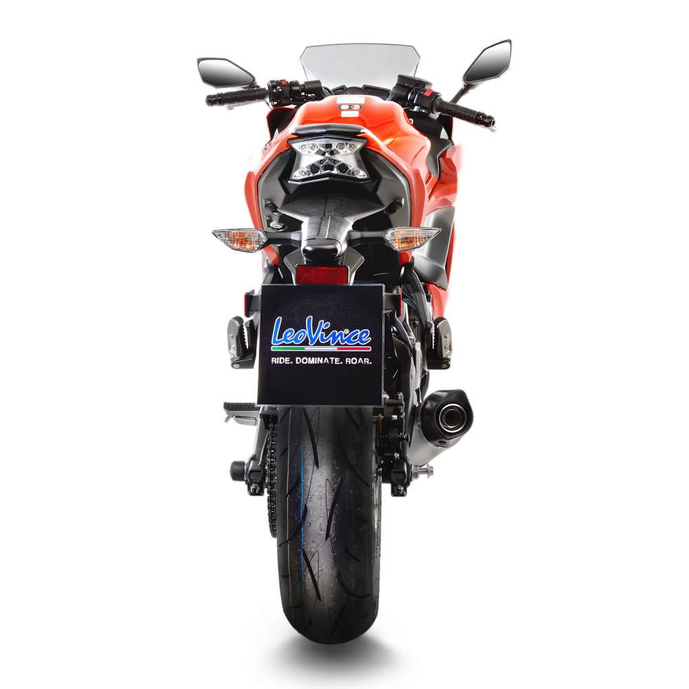 KAWASAKI NINJA 650 LeoVince Exhaust Complete System with LV ONE EVO Silencer 2017-2019 - immagine 4