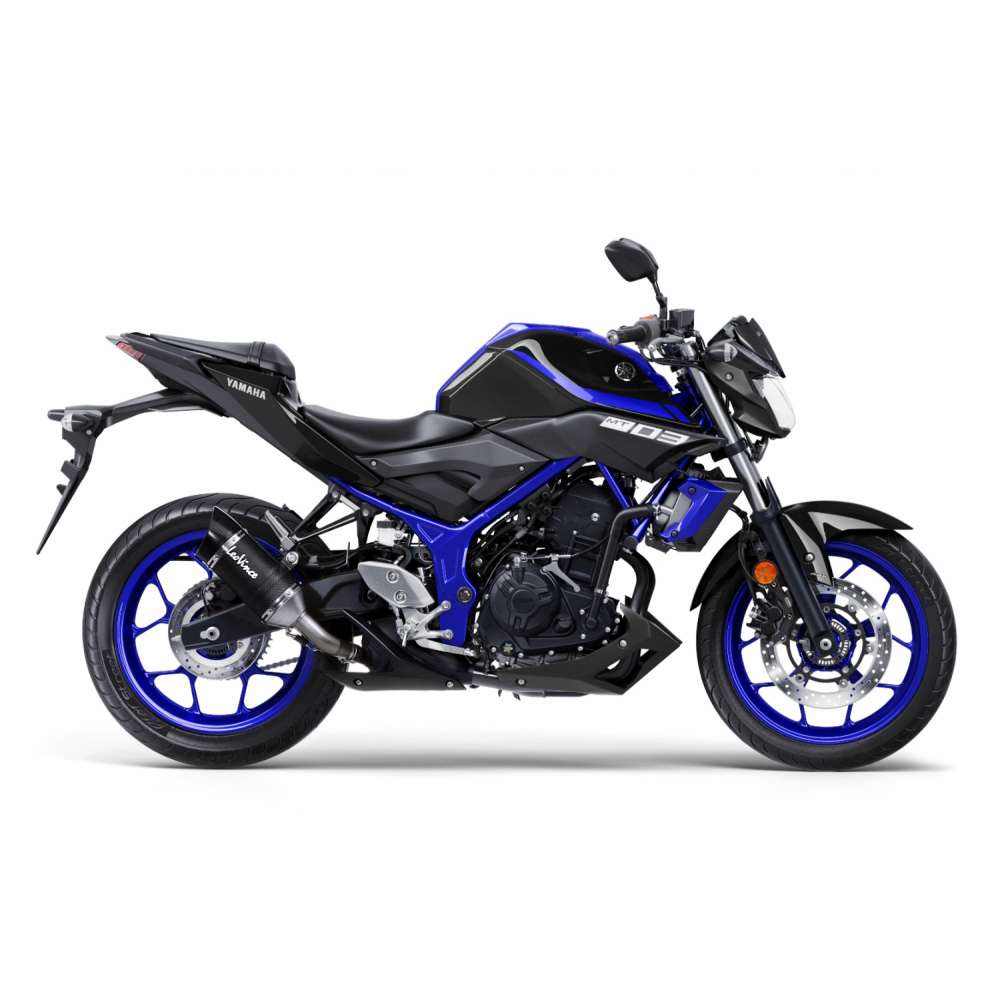 YAMAHA MT-03 LeoVince Exhaust LV PRO Carbon Slip-On Silencer 2018-2019 - immagine 2