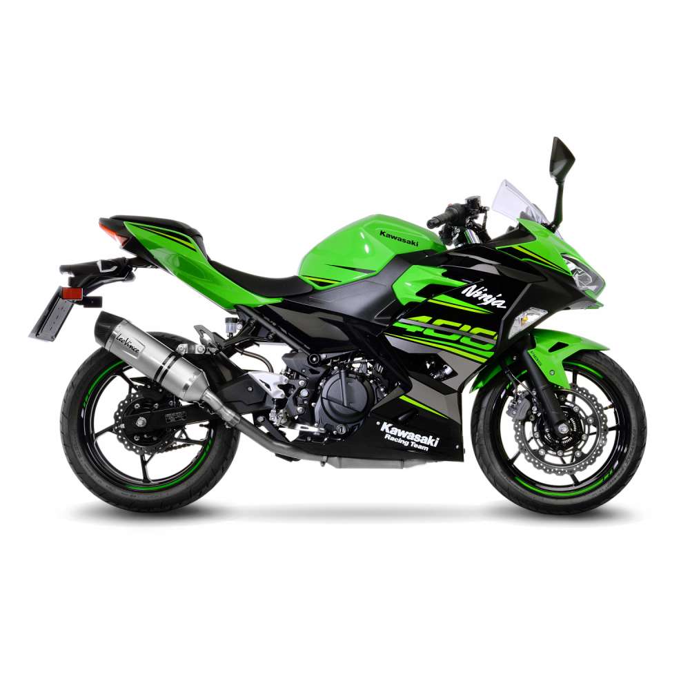 KAWASAKI NINJA 400 LeoVince Exhaust LV ONE EVO Slip-On Silencer 2022-2023 - immagine 2