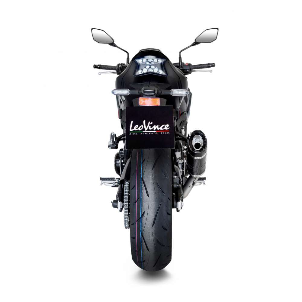 KAWASAKI Z 900 LeoVince Exhaust LV PRO Carbon Slip-On Silencer 2020-2024 - immagine 4
