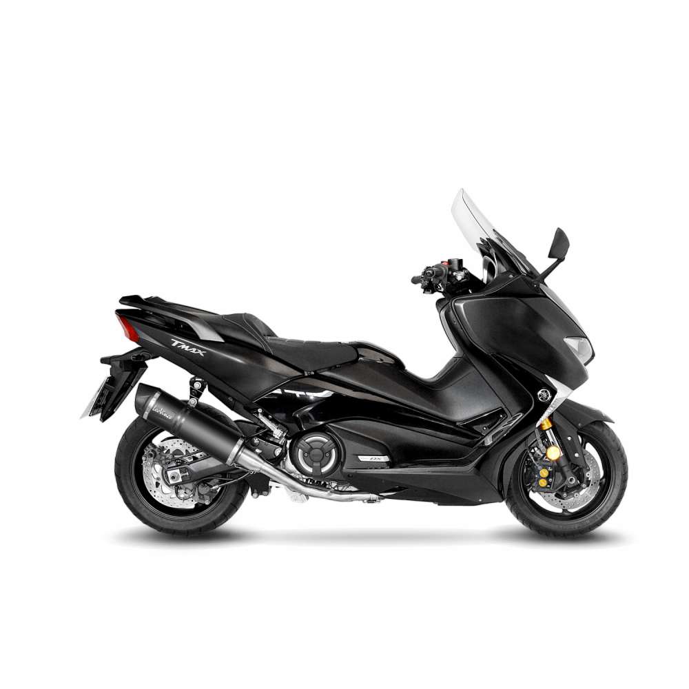 YAMAHA T-MAX 530 LeoVince Exhaust Complete Racing System with LV ONE EVO Black Silencer 2017-2019 - Slika 2