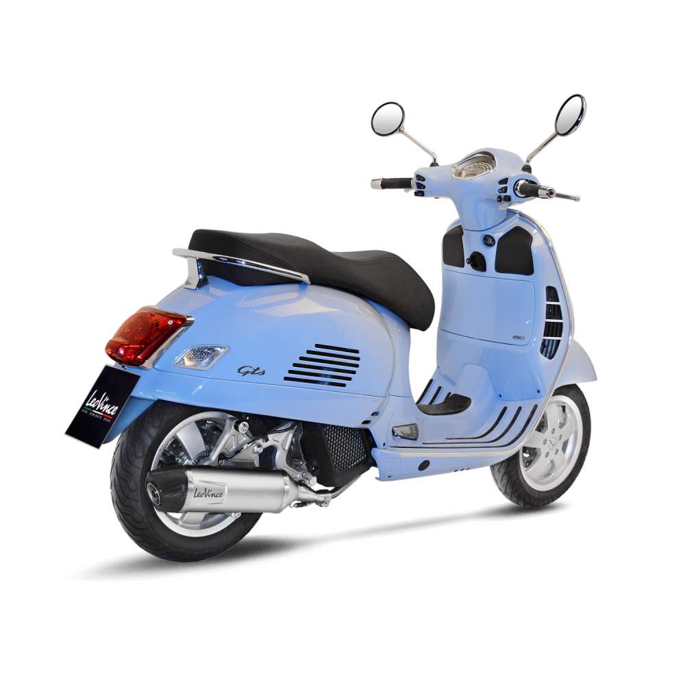 VESPA GTS 150 LeoVince Exhaust LV ONE EVO Slip-On Silencer 2017-2020 - immagine 3