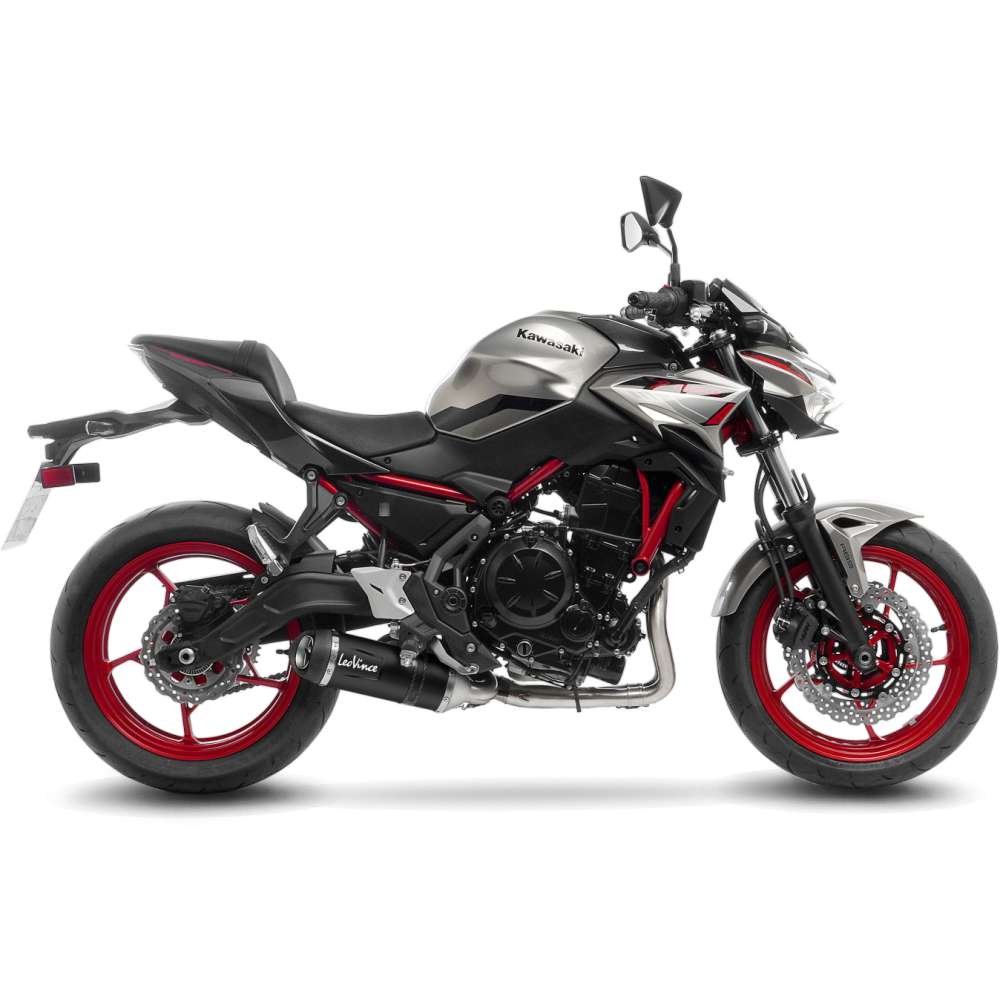 KAWASAKI Z 650 LeoVince Exhaust Complete System with LV ONE EVO Black Silencer 2021-2026 - Slika 2