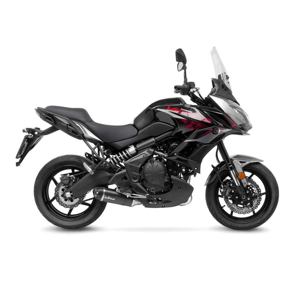 KAWASAKI VERSYS 650 LeoVince Exhaust Complete System with LV ONE EVO Carbon Silencer 2021-2026 - immagine 2