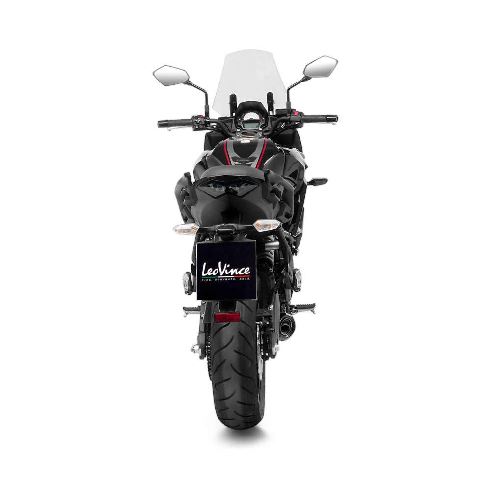 KAWASAKI VERSYS 650 LeoVince Exhaust Complete System with LV ONE EVO Carbon Silencer 2021-2026 - immagine 4