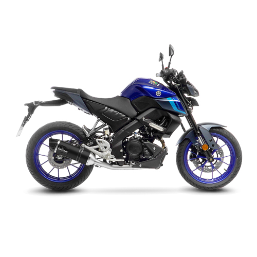 YAMAHA MT-125 LeoVince Exhaust Complete Racing System with LV ONE EVO Black Silencer 2025-2026 - Slika 2