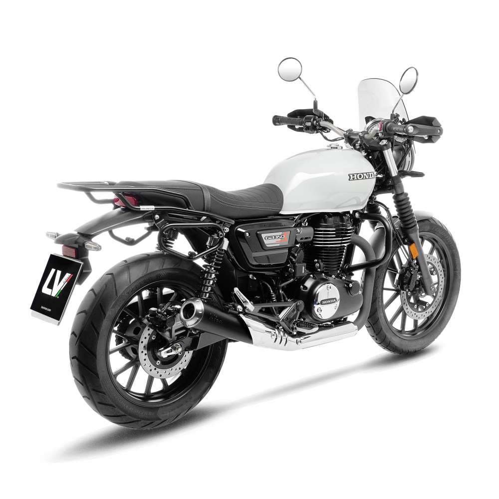 HONDA GB 350 S LeoVince Exhaust CLASSIC RACER Black Slip-On Silencer 2025-2026 - Slika 3