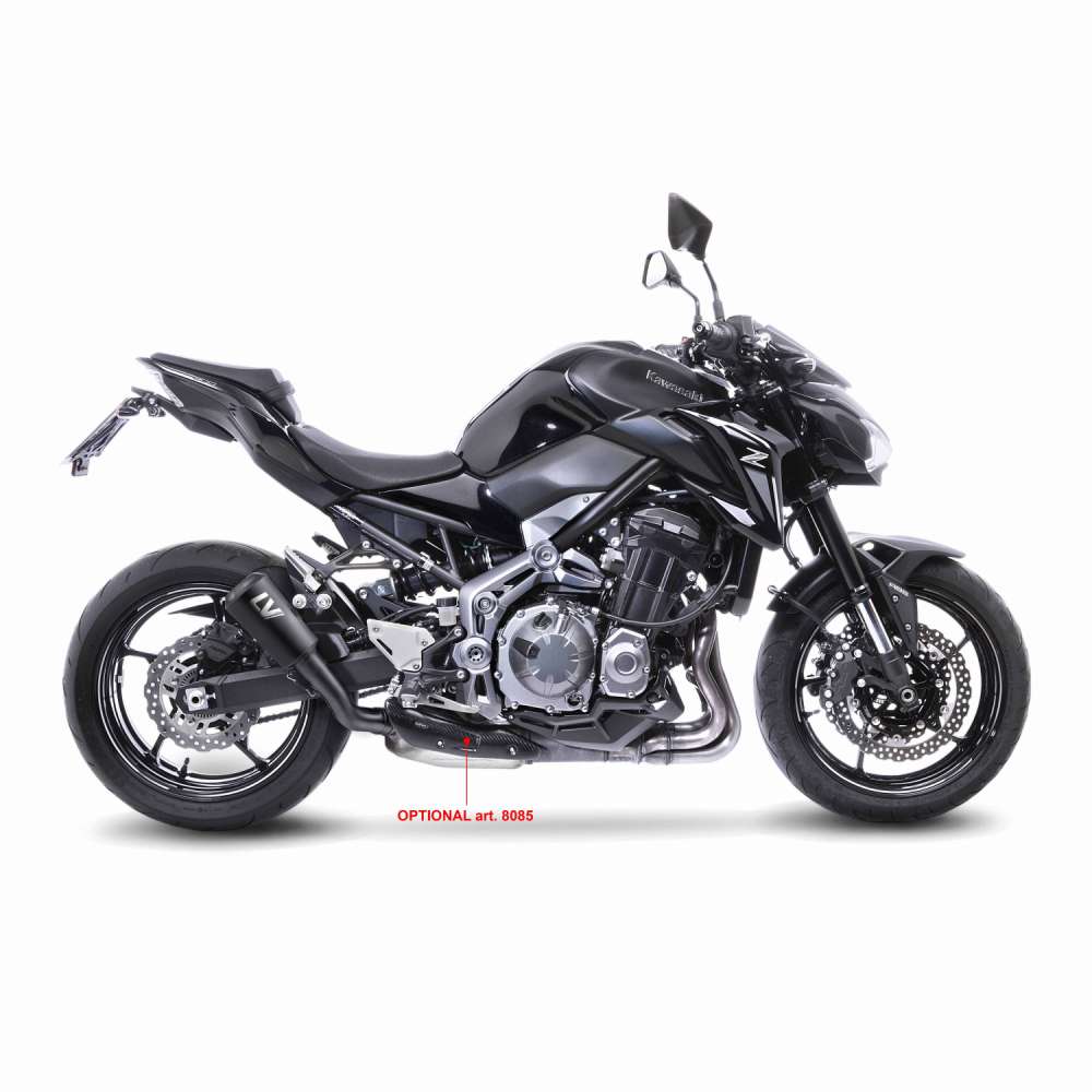 KAWASAKI Z 900 LeoVince Exhaust LV-10 Black Slip-On Silencer 2017-2019 - Slika 2