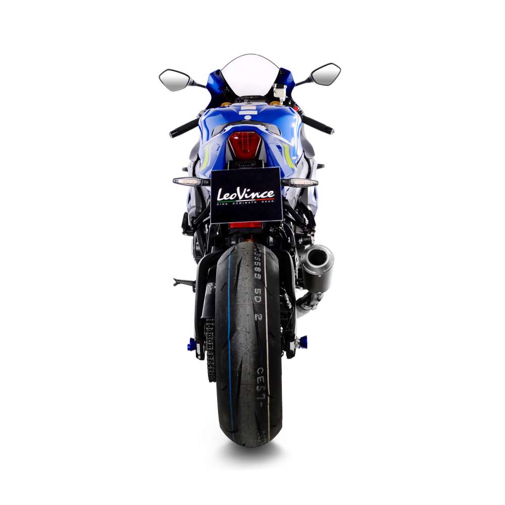 SUZUKI GSX-R 1000 LeoVince Exhaust LV-10 Black Slip-On Silencer 2017-2021 - Image 4