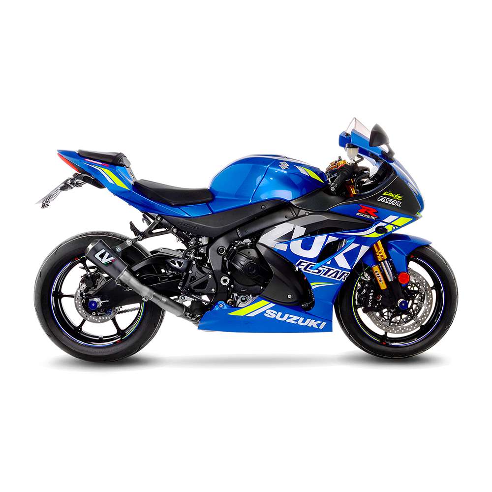 SUZUKI GSX-R 1000 LeoVince Exhaust LV-10 Carbon Slip-On Silencer 2017-2021 - Image 2