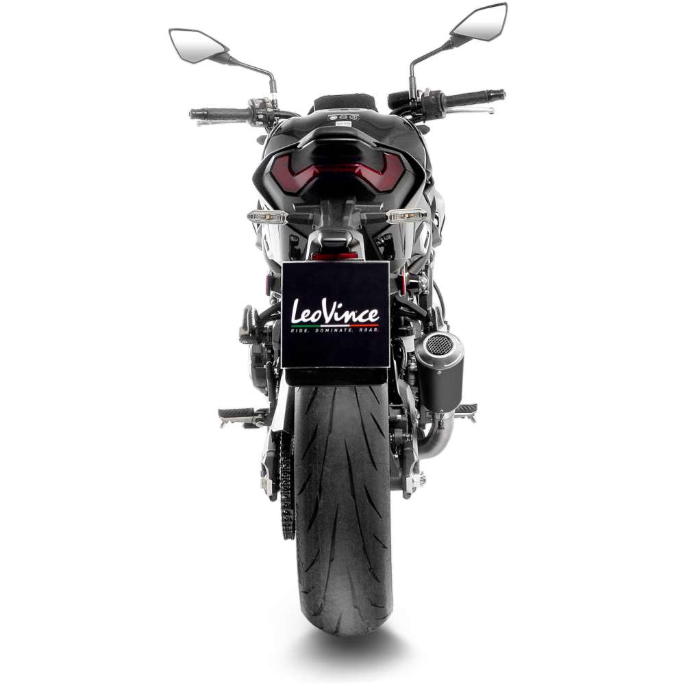 KAWASAKI Z 900 A2 LeoVince Exhaust LV-10 Black Slip-On Silencer 2025-2026 - immagine 4