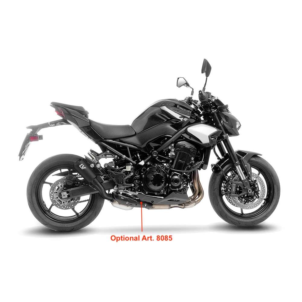 KAWASAKI Z 900 LeoVince Exhaust LV-10 Black Slip-On Silencer 2025-2026 - Slika 2