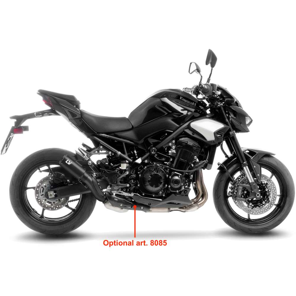 KAWASAKI Z 900 LeoVince Exhaust LV CORSA S Black Slip-On Silencer 2025-2026 - immagine 2