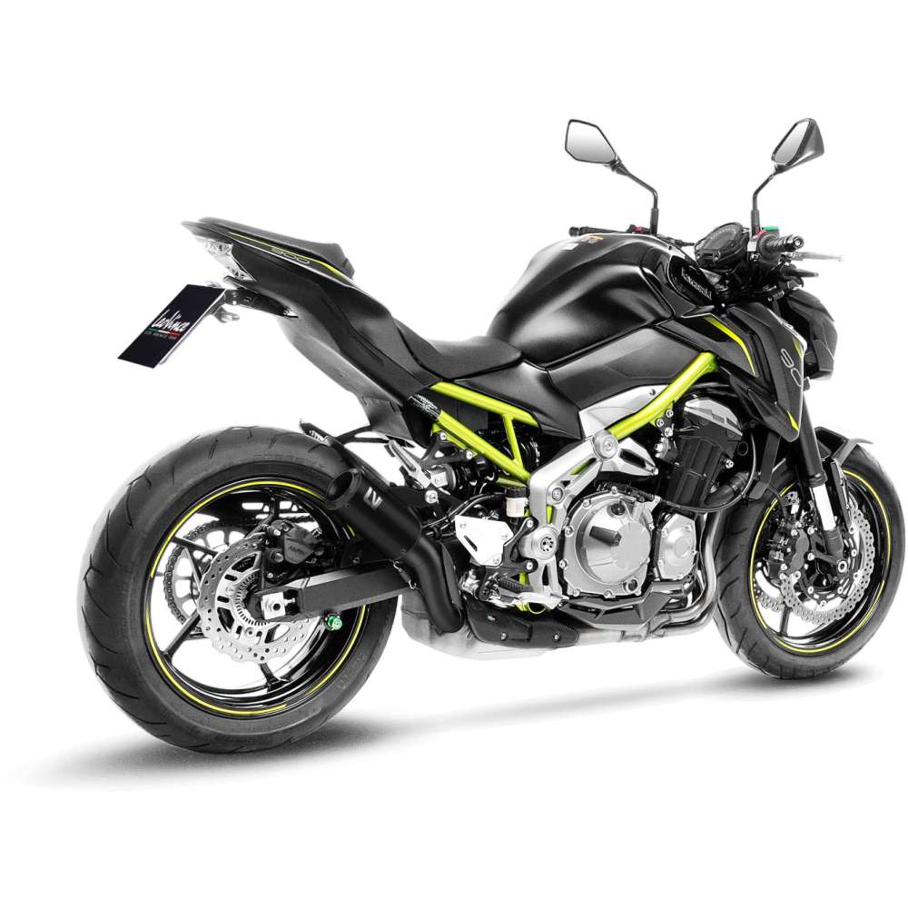 KAWASAKI Z 900 A2 LeoVince Exhaust LV CORSA S Black Slip-On Silencer 2018-2024 - immagine 3