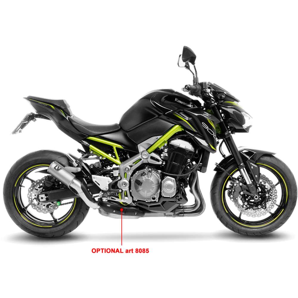 KAWASAKI Z 900 A2 LeoVince Exhaust LV CORSA S Titanium Slip-On Silencer 2018-2024 - immagine 2