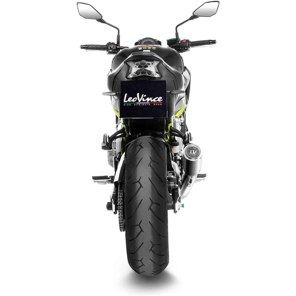 KAWASAKI Z 900 A2 LeoVince Exhaust LV CORSA S Titanium Slip-On Silencer 2018-2024 - immagine 4