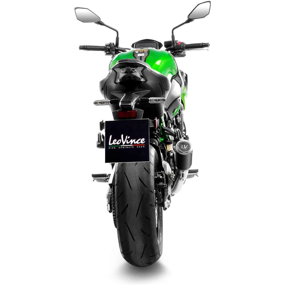 KAWASAKI Z 900 LeoVince Exhaust LV CORSA S Black Slip-On Silencer 2017-2019 - Image 4