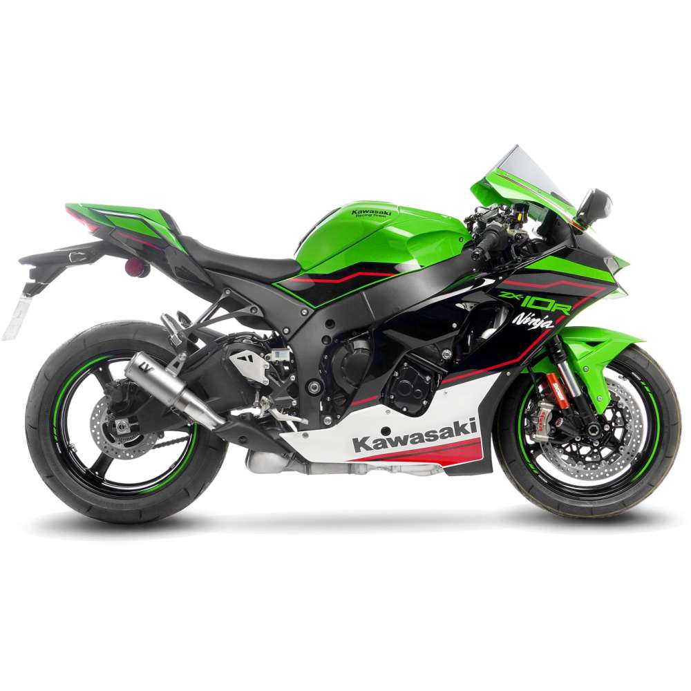 KAWASAKI NINJA ZX-10RR LeoVince Exhaust LV CORSA Titanium Slip-On Silencer 2017-2020 - Slika 2