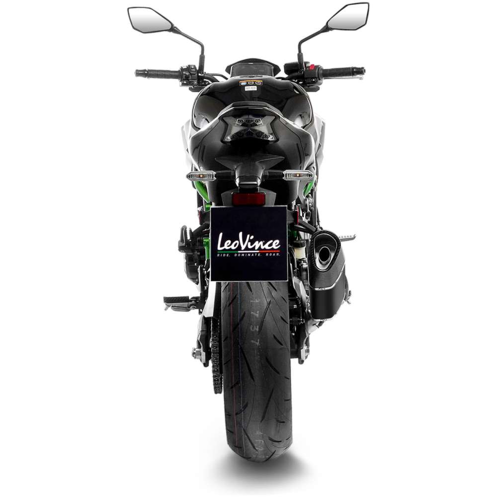 KAWASAKI Z 900 LeoVince Exhaust LV-14 R Black Slip-On Silencer 2017-2019 - Image 4
