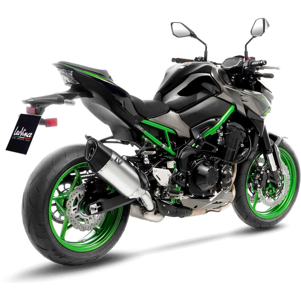 KAWASAKI Z 900 LeoVince Exhaust LV-14 R Titanium Slip-On Silencer 2020-2024 - immagine 3
