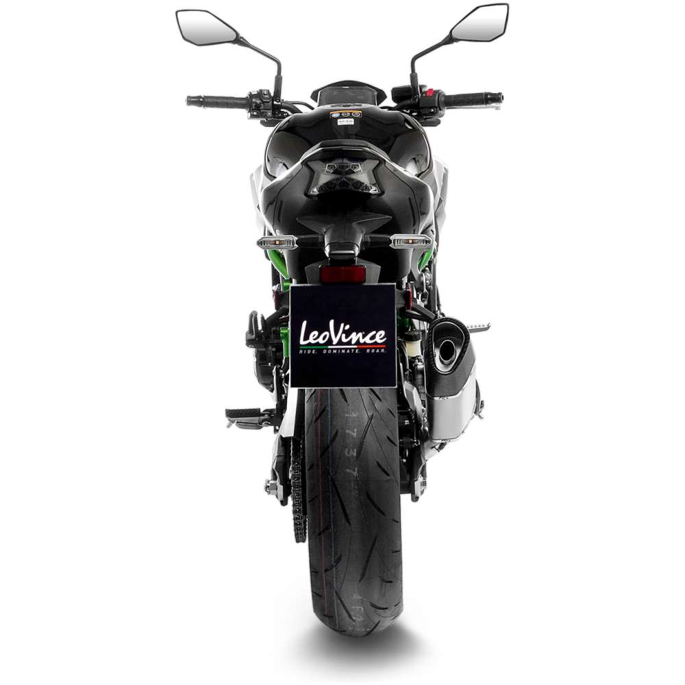 KAWASAKI Z 900 LeoVince Exhaust LV-14 R Titanium Slip-On Silencer 2020-2024 - immagine 4