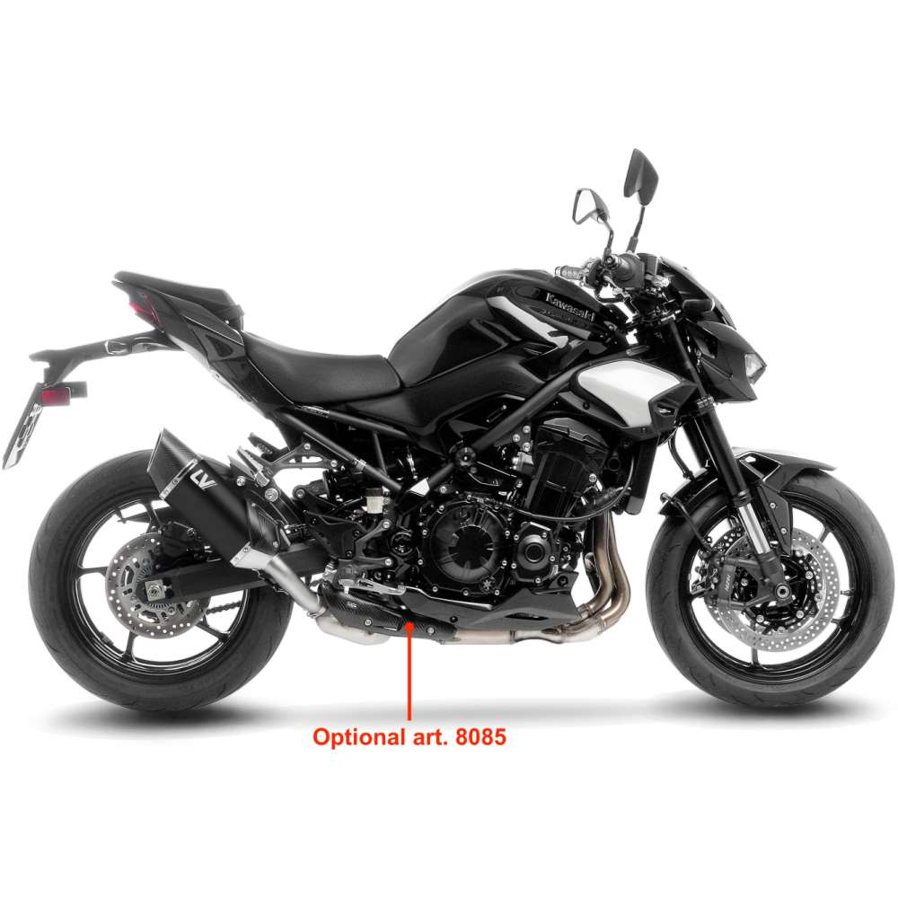 KAWASAKI Z 900 A2 LeoVince Exhaust LV-14 R Black Slip-On Silencer 2025-2026 - immagine 2