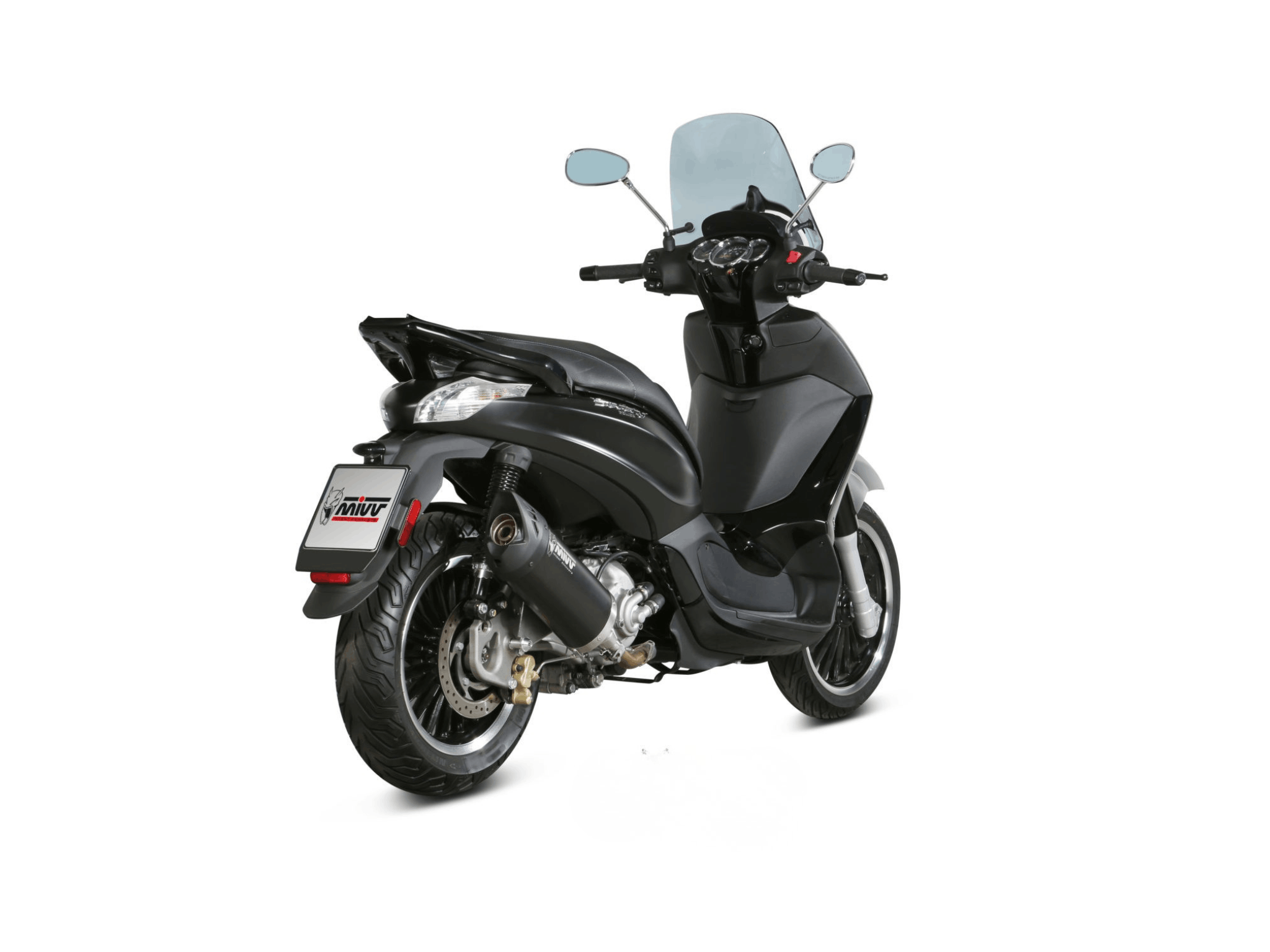PIAGGIO BEVERLY 300 MIVV Exhaust MOVER Slip-On Silencer 2010-2020 - immagine 3