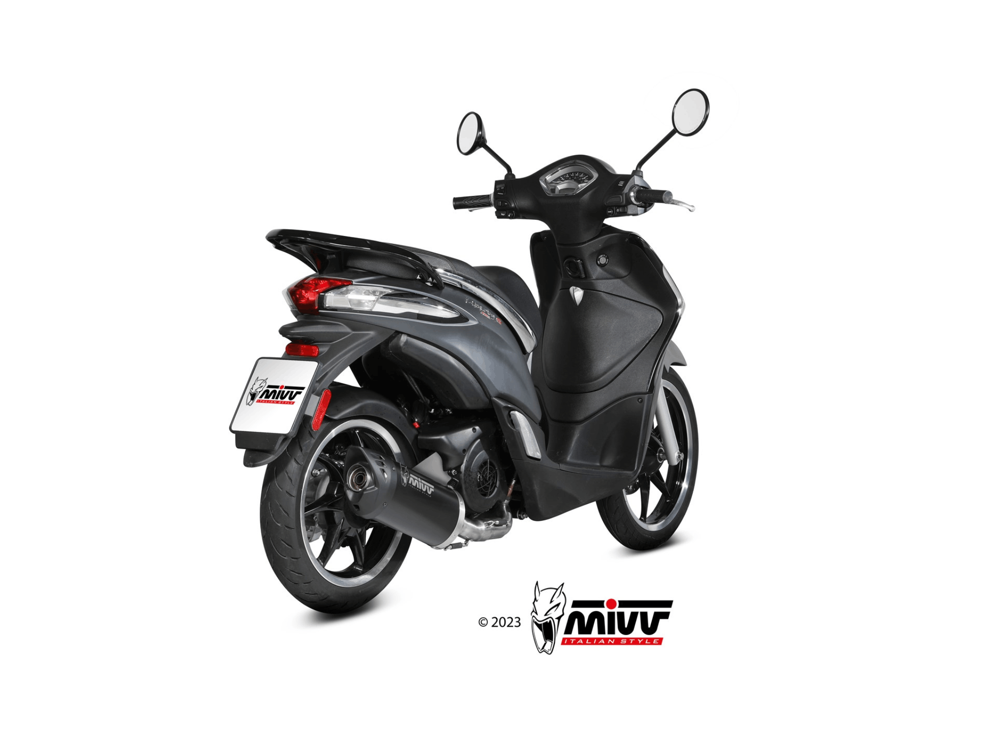 PIAGGIO LIBERTY 125 MIVV Exhaust Complete System with MOVER Silencer 2019-2024 - immagine 3