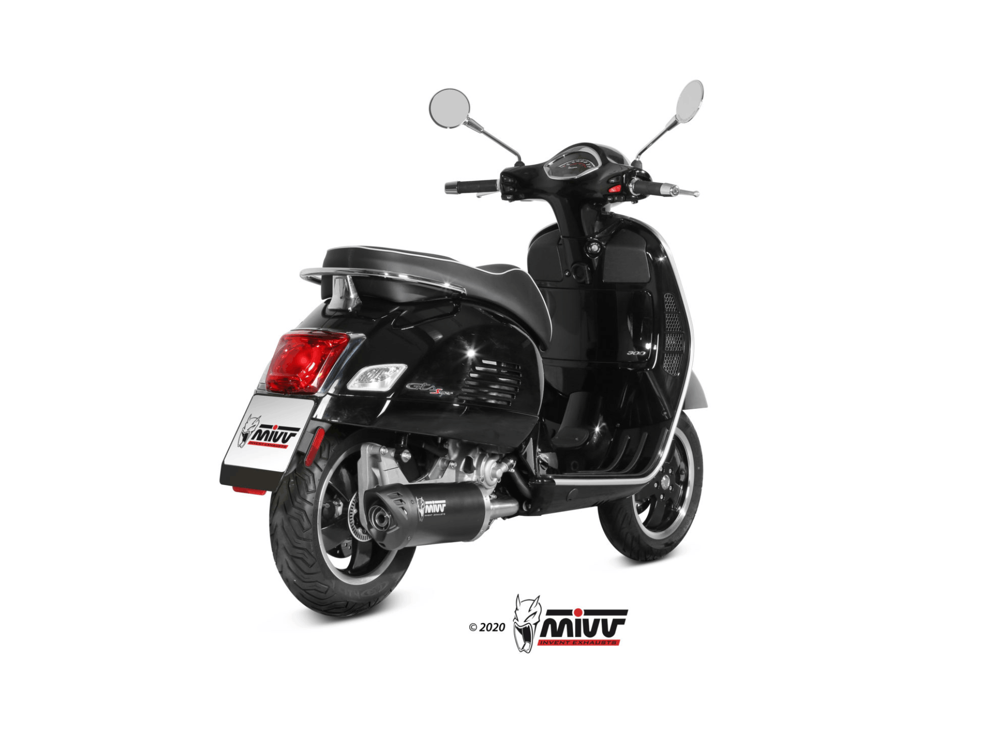 VESPA GTS 300 MIVV Exhaust MOVER Slip-On Silencer 2008-2020 - Image 3