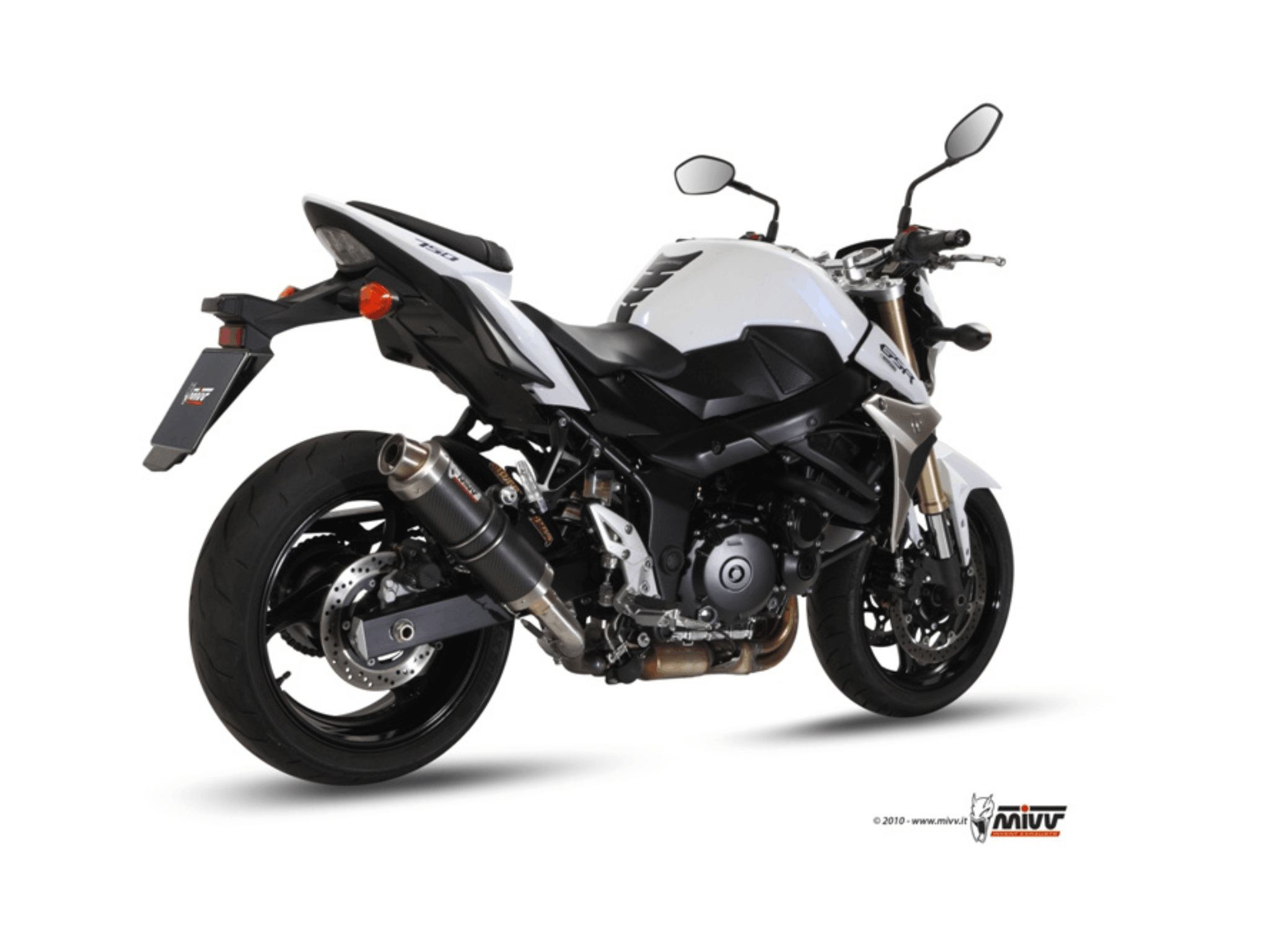 SUZUKI GSR 750 MIVV Exhaust GP Carbon Slip-On Silencer 2011-2016 - Slika 3