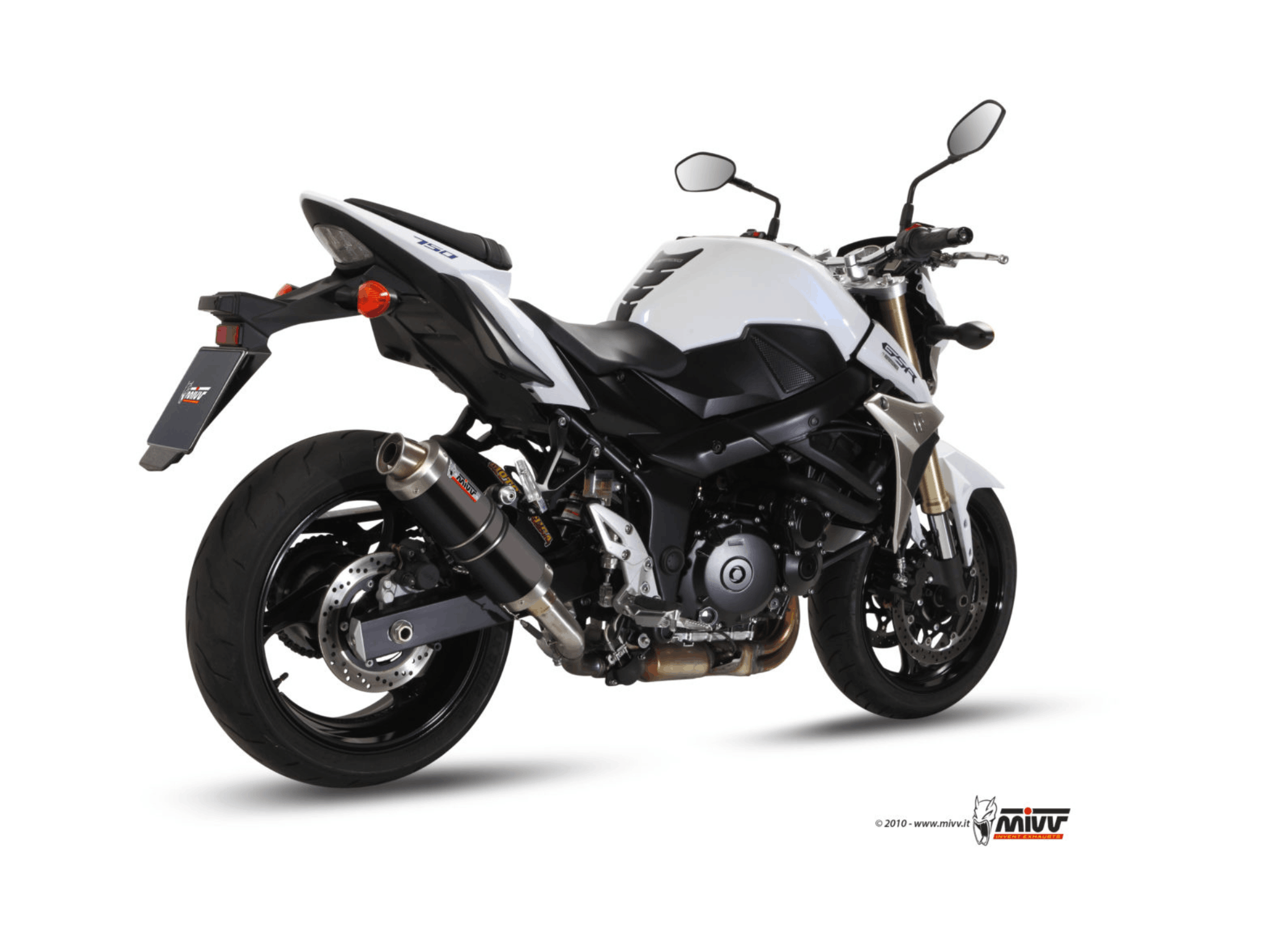 SUZUKI GSR 750 MIVV Exhaust GP Black Slip-On Silencer 2011-2016 - Slika 3