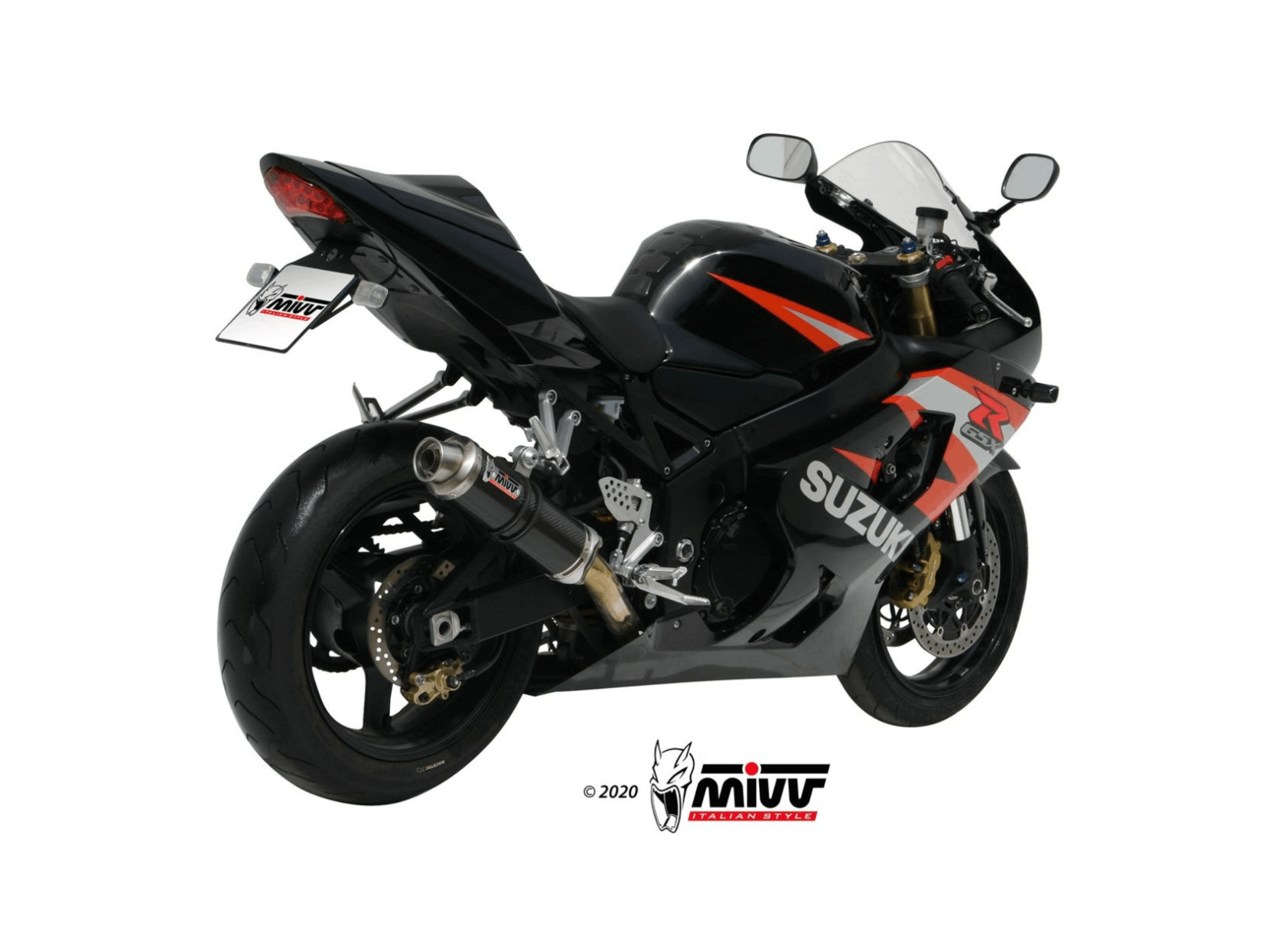 SUZUKI GSX-R 750 MIVV Exhaust GP Carbon Slip-On Silencer 2004-2005 - Image 3