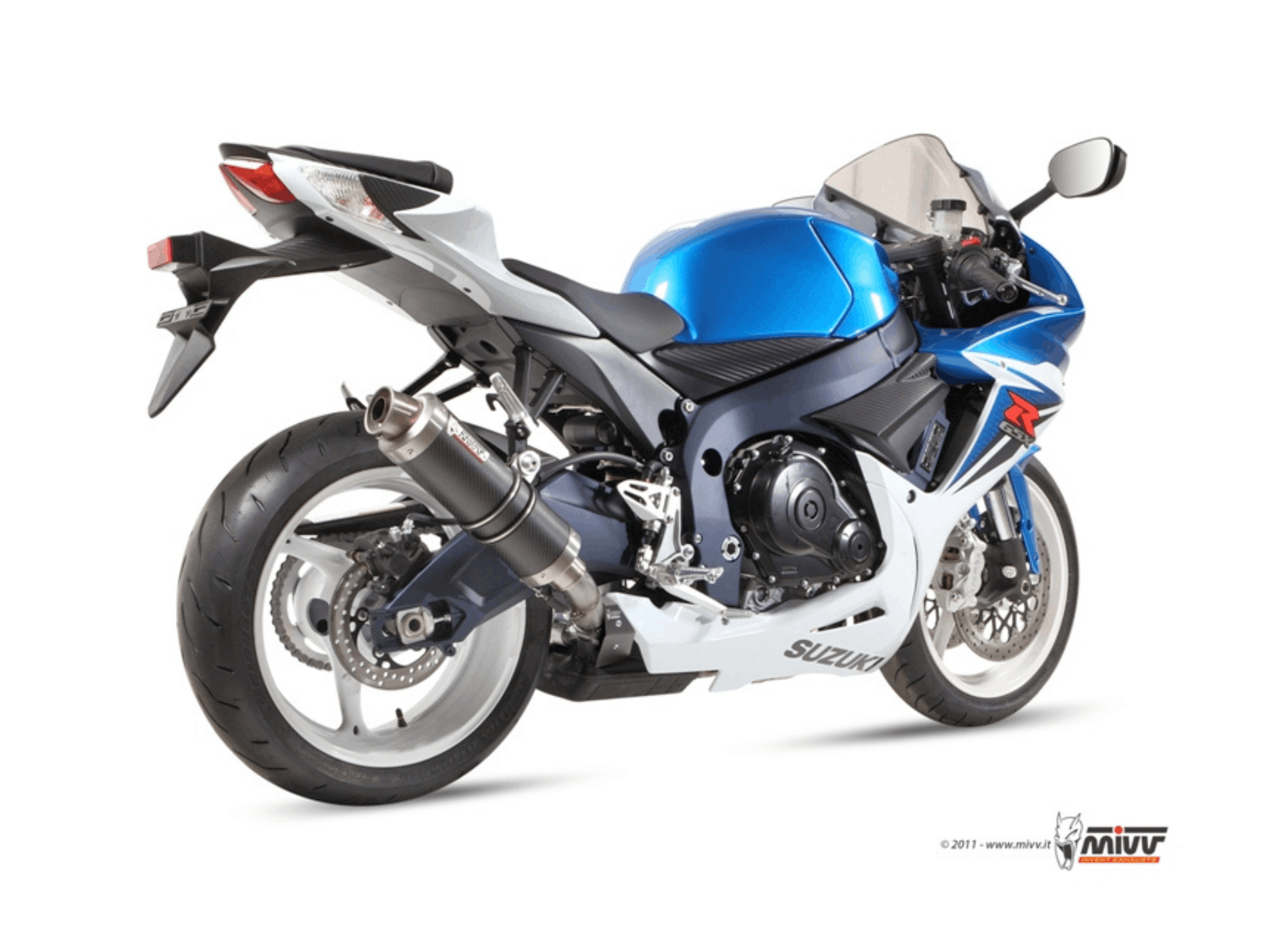 SUZUKI GSX-R 600 MIVV Exhaust GP Carbon Slip-On Silencer 2011-2016 - Image 3