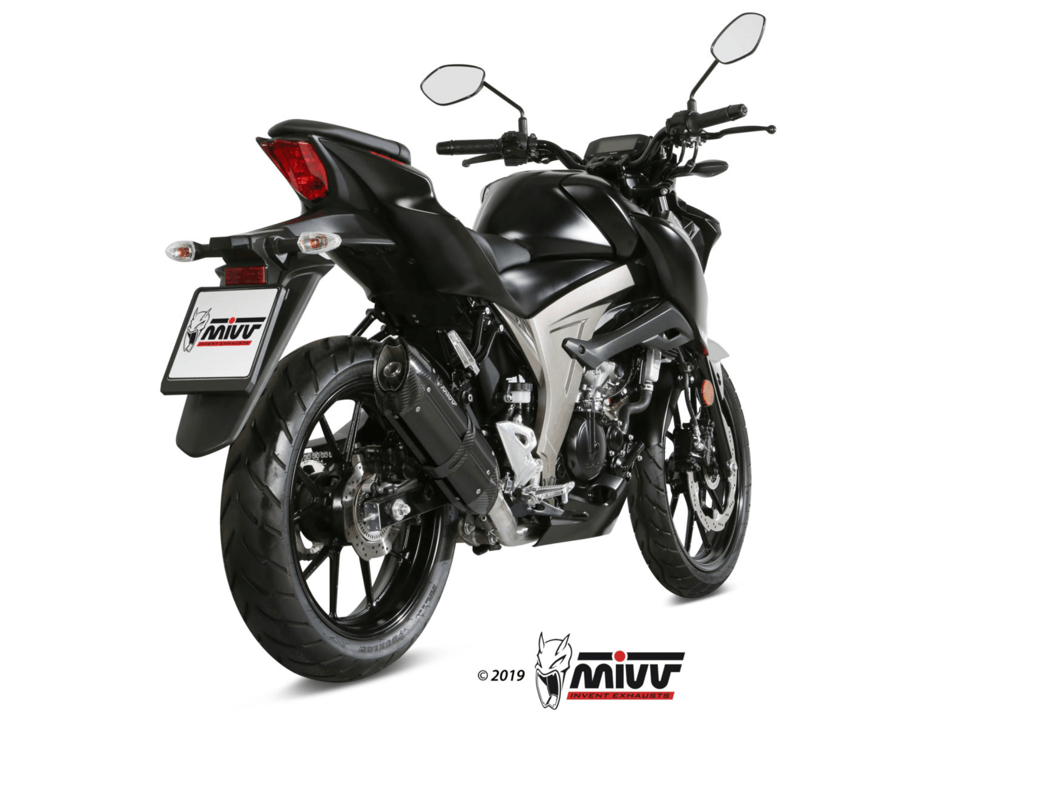SUZUKI GSX-S 125 MIVV Exhaust Complete System with SUONO Black Silencer 2017-2020 - Slika 3