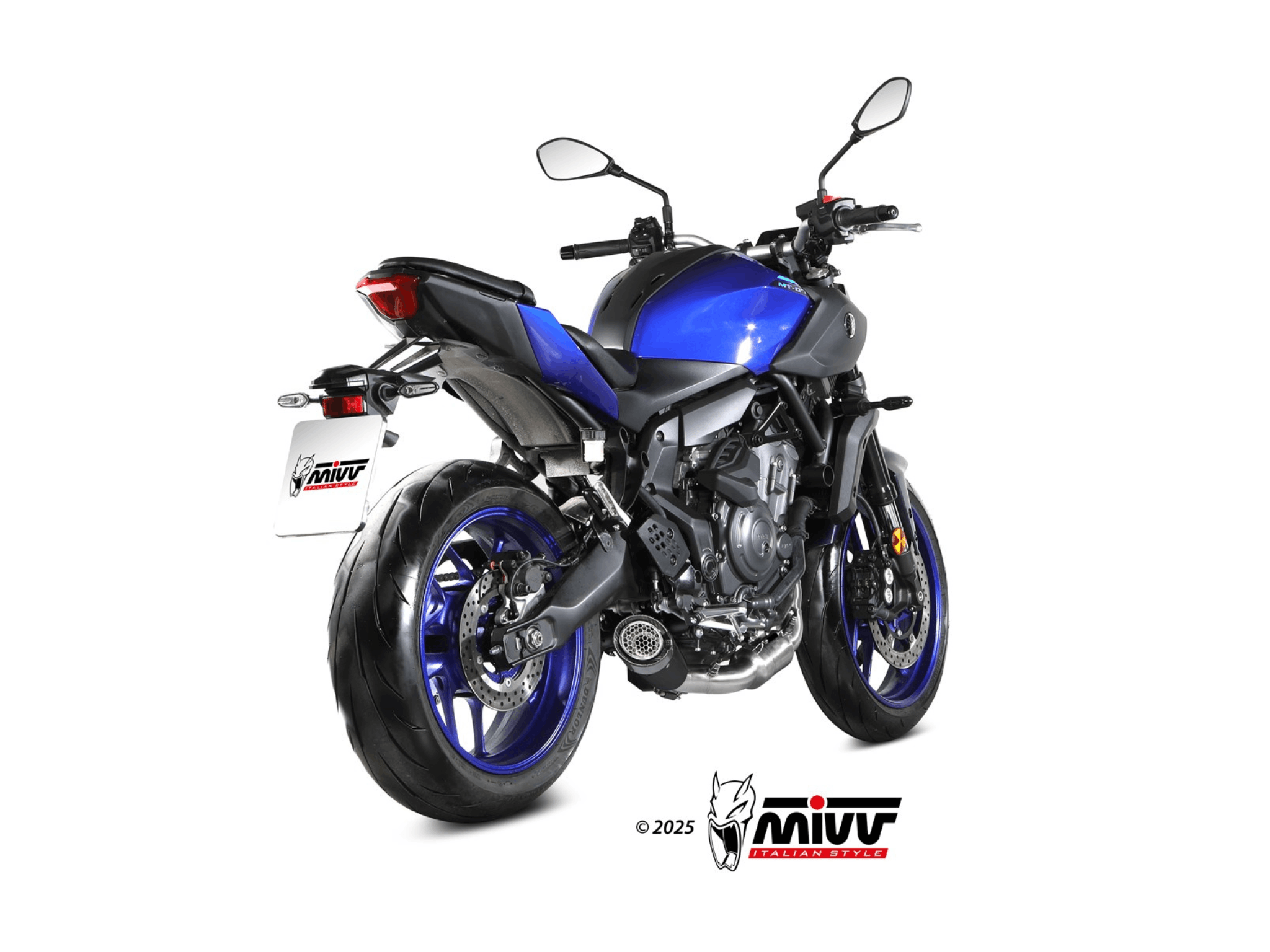 YAMAHA MT-07 MIVV Exhaust Complete System with X-M5 Black Silencer 2025-2026 - Slika 3