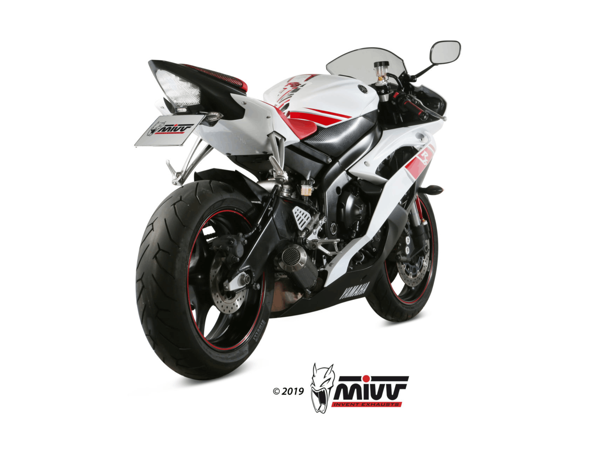 YAMAHA R6 MIVV Exhaust MK3 Carbon Slip-On Silencer 2006-2016 - Slika 3