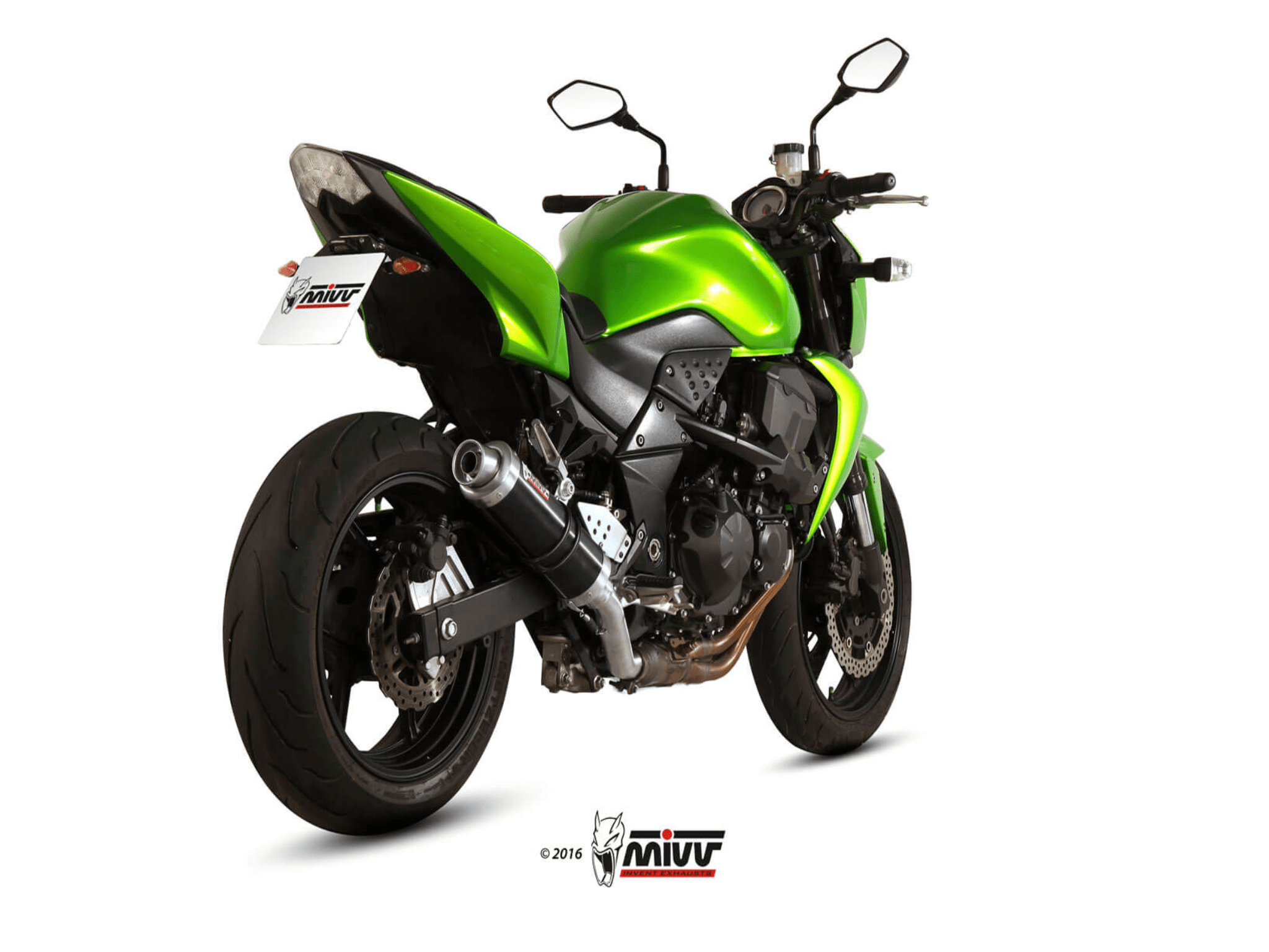 KAWASAKI Z 750 MIVV Exhaust GP Black Slip-On Silencer 2007-2014 - Slika 3