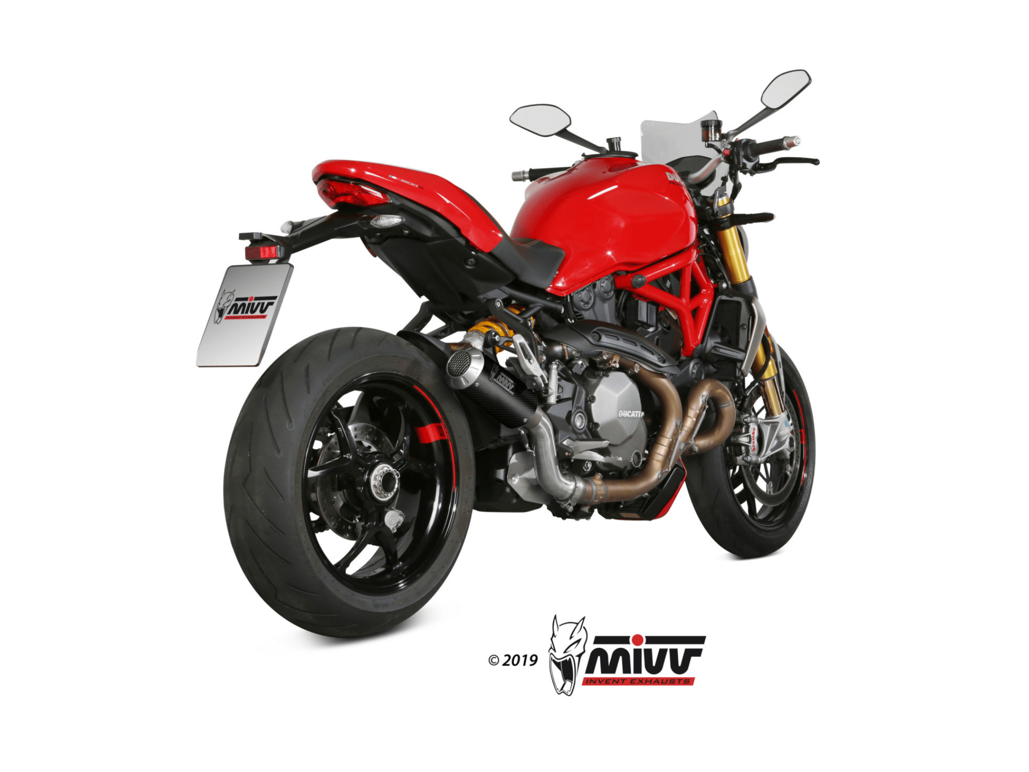 DUCATI MONSTER 1200 MIVV Exhaust MK3 Carbon Slip-On Silencer 2017-2021 - Slika 3