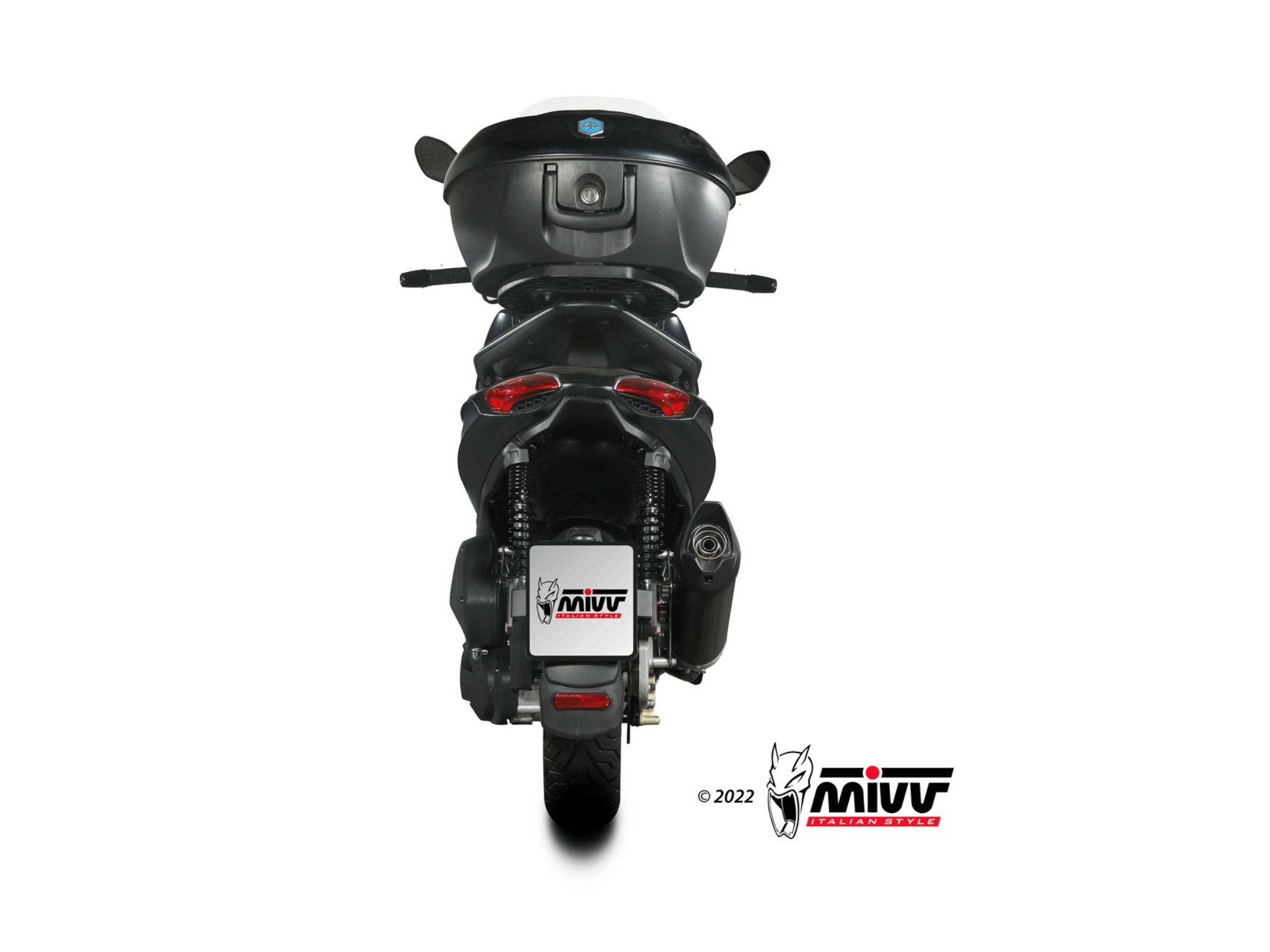 PIAGGIO BEVERLY 300 HPE MIVV Exhaust MOVER Slip-On Silencer 2021-2024 - immagine 4