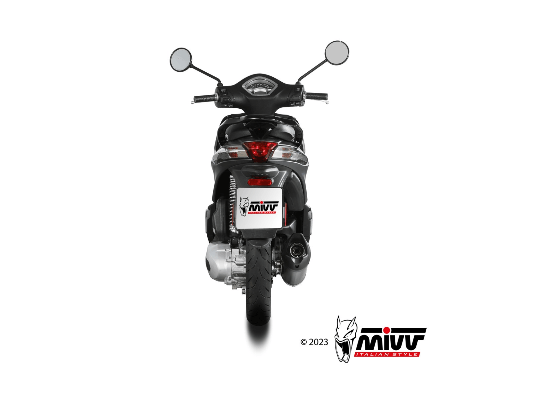 PIAGGIO LIBERTY 125 MIVV Exhaust Complete System with MOVER Silencer 2019-2024 - immagine 4
