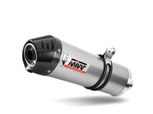 SUZUKI GSF 1250 BANDIT MIVV Exhaust OVAL Titanium Slip-On Silencer 2007-2016