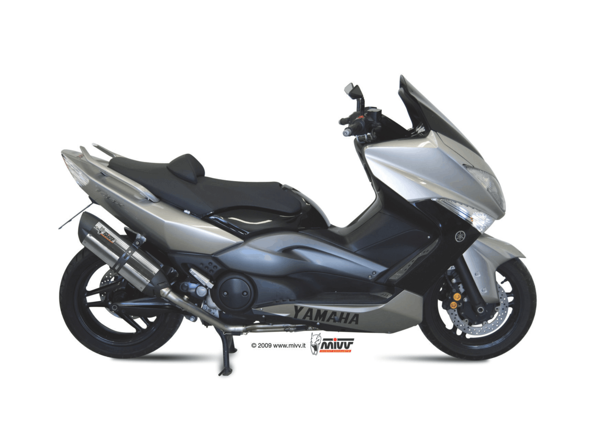 YAMAHA T-MAX 500 MIVV Exhaust Complete System with SUONO Silencer 2008-2011 - Image 2