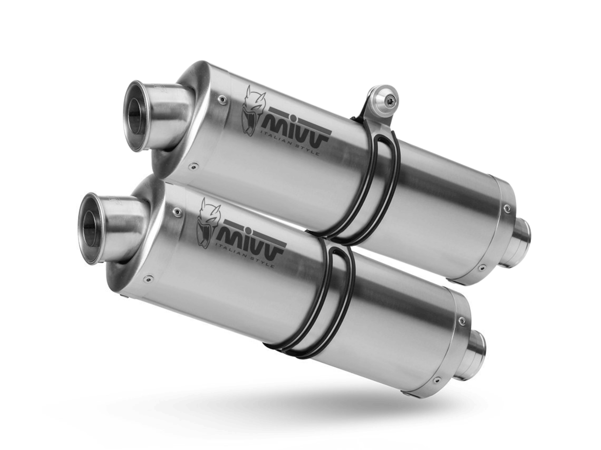 YAMAHA TDM 900 MIVV Exhaust OVAL Slip-On Silencers 2002-2014