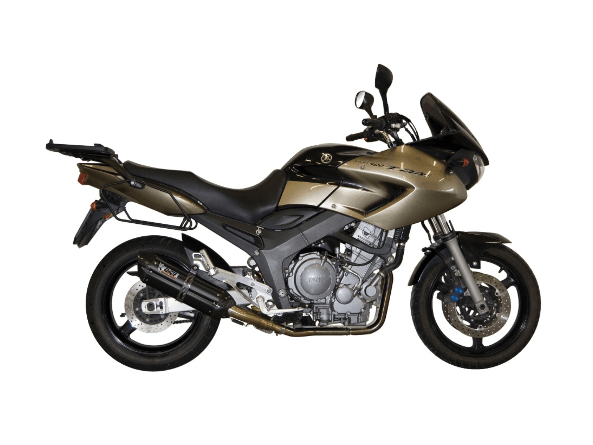 YAMAHA TDM 900 MIVV Exhaust SUONO Black Slip-On Silencers 2002-2014 - Image 2