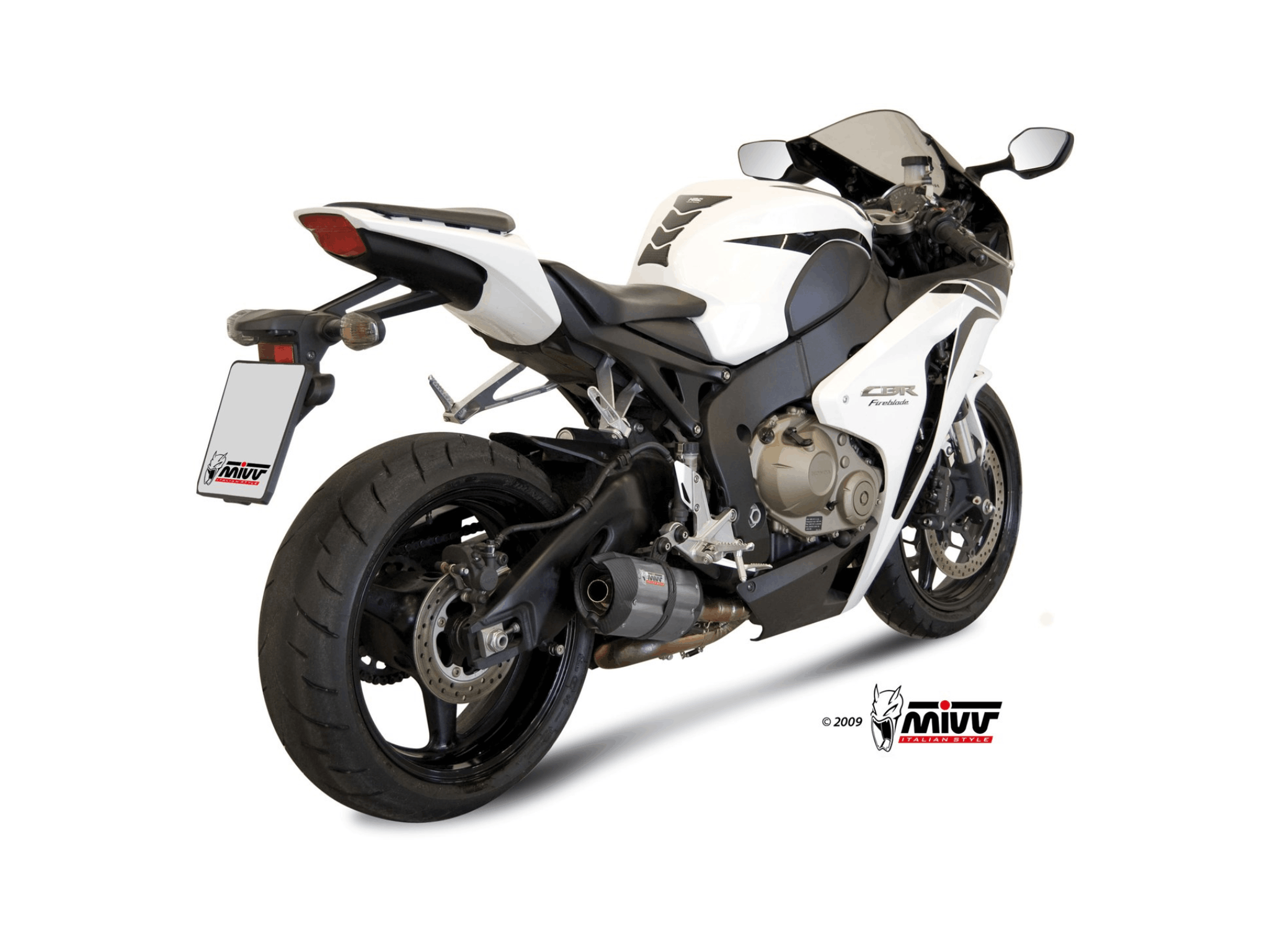 HONDA CBR 1000 RR MIVV Exhaust SUONO Slip-On Silencer 2008-2013 - immagine 3