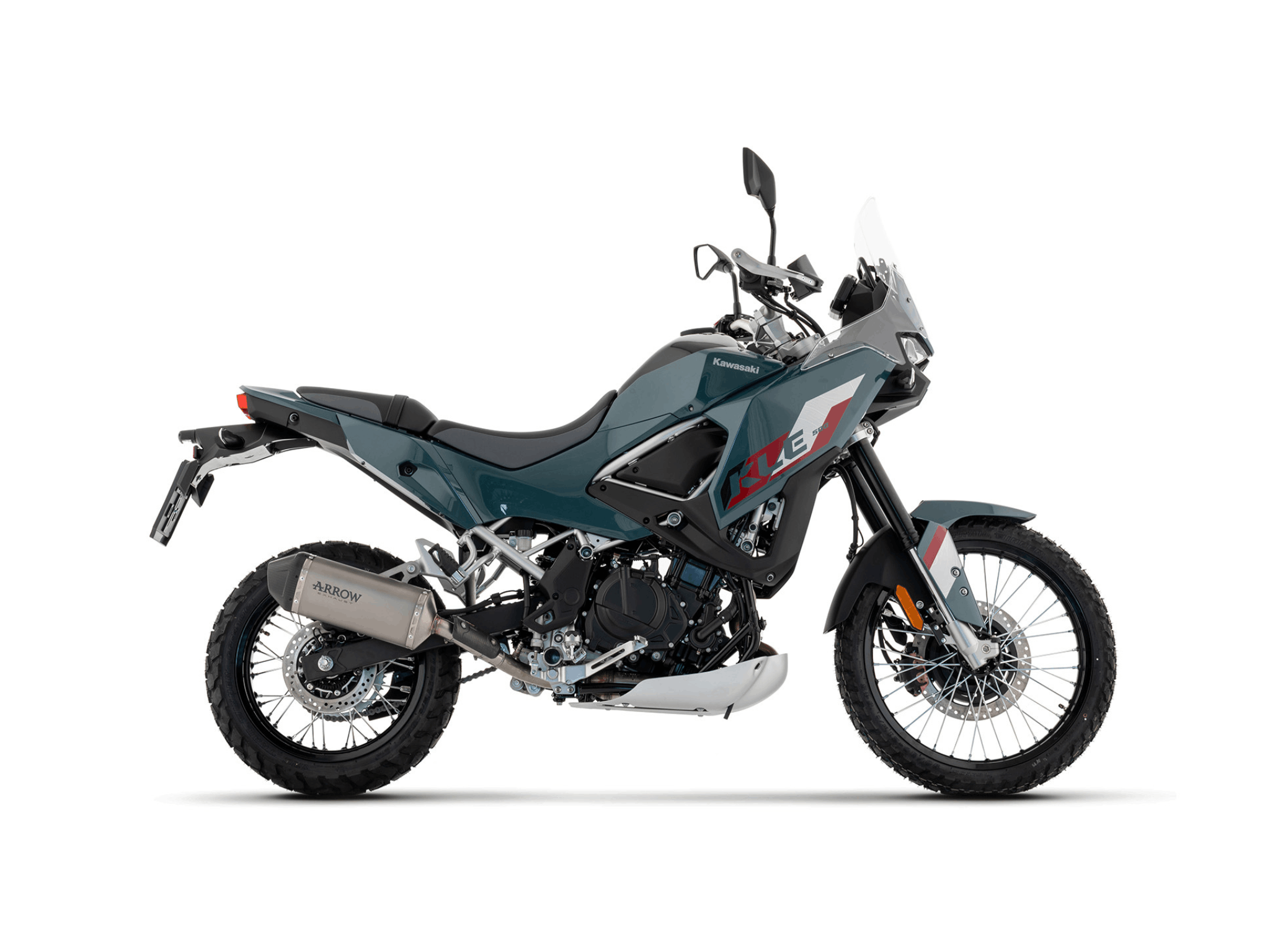 KAWASAKI KLE 500 ARROW Exhaust Explorer Titanium Silencer 2026 - immagine 2